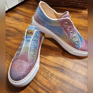 MUDD Girls' Shoes - Casual Laceless Slip-On Sneakers, Size 2